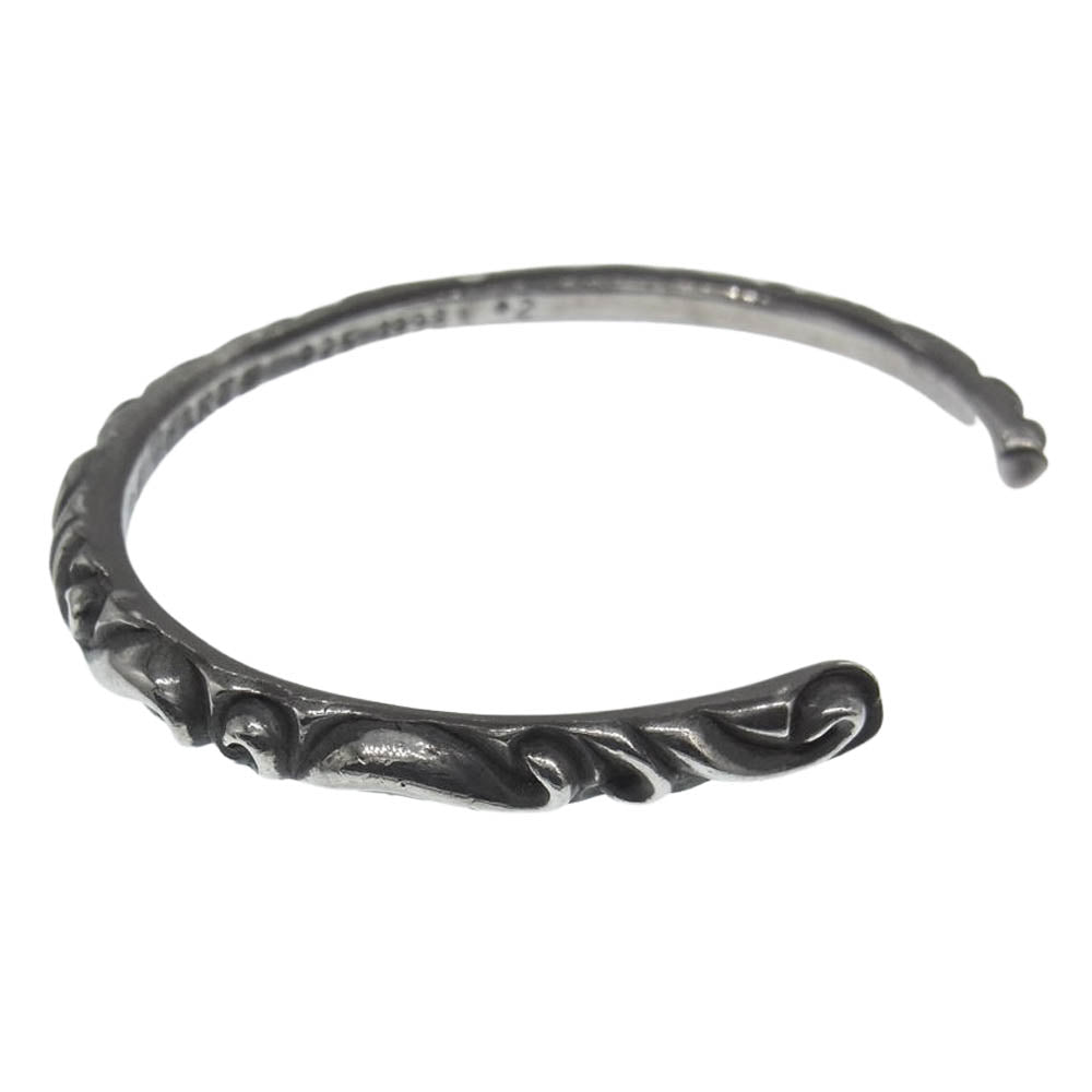 CHROME HEARTS クロムハーツ（原本有） BANGLE SCROLL スクロールバンド バングル シルバー系【中古】