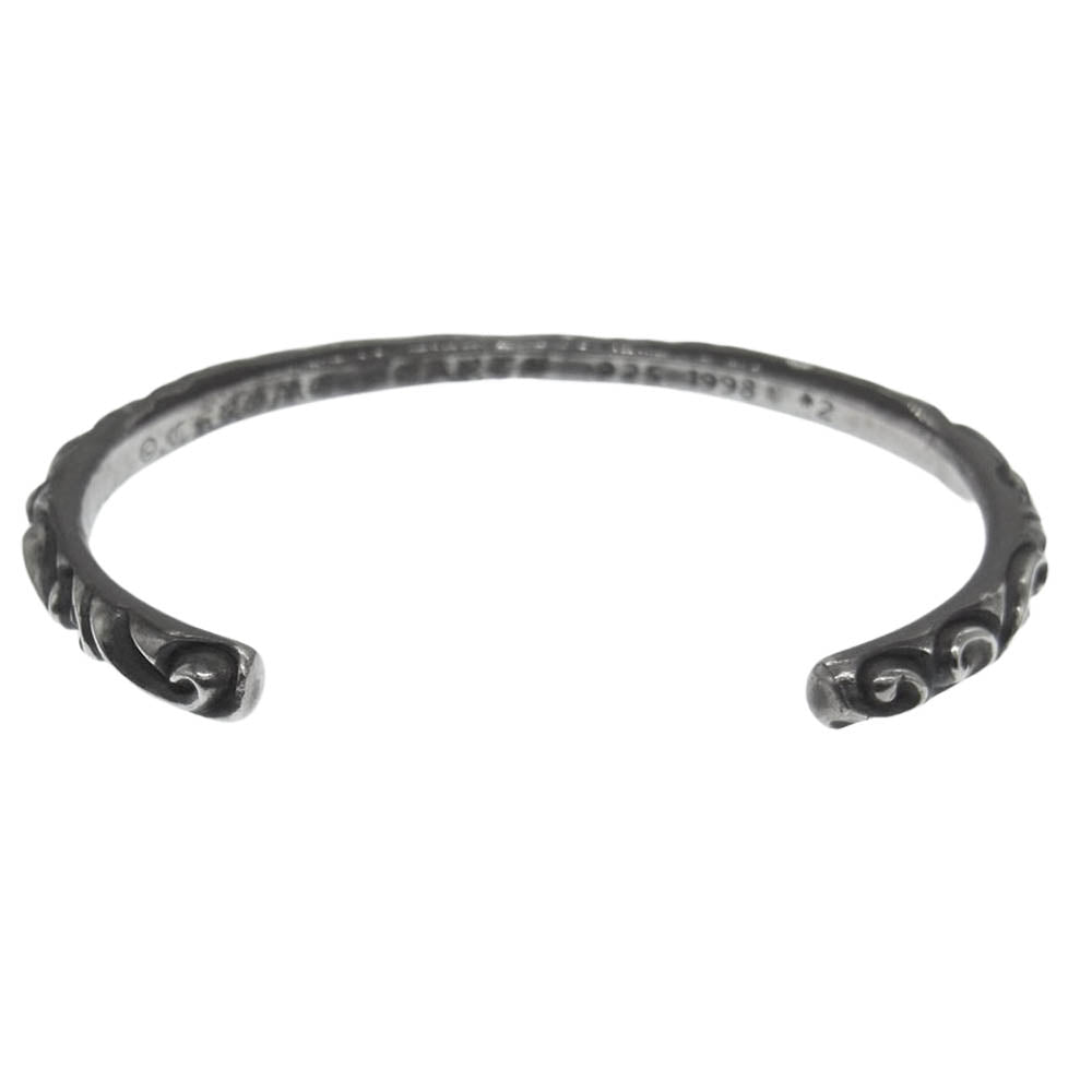 CHROME HEARTS クロムハーツ（原本有） BANGLE SCROLL スクロールバンド バングル シルバー系【中古】