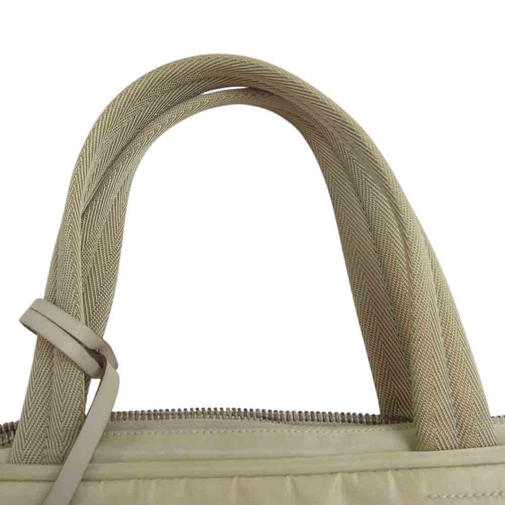 PRADA プラダ BN0187 TESSUTO SPORT テスート スポーツ トライアングル ロゴプレート ナイロン ハンドバッグ ベージュ系【中古】