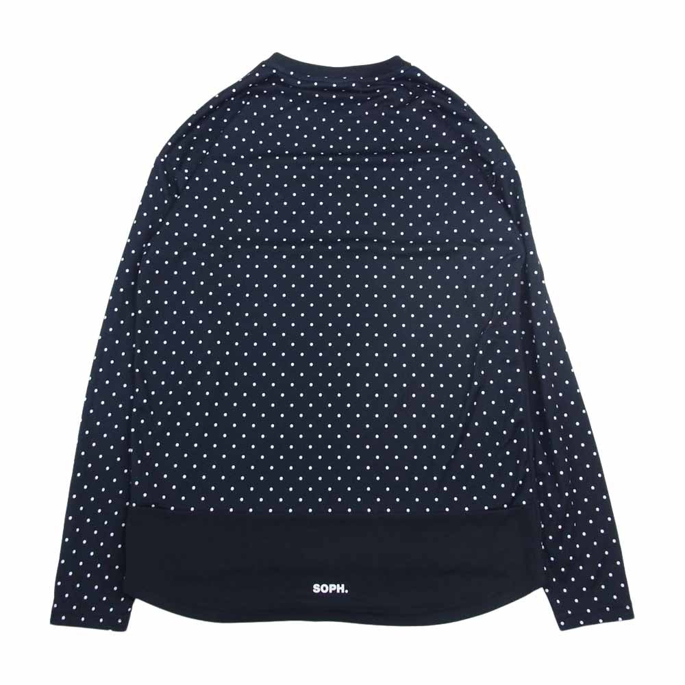 F.C.R.B. エフシーアールビー 21SS FCRB-210013 L/S TOUR TEE ツアー ドット 長袖 Tシャツ ブラック系 M【中古】