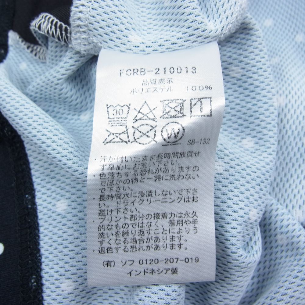 F.C.R.B. エフシーアールビー 21SS FCRB-210013 L/S TOUR TEE ツアー ドット 長袖 Tシャツ ブラック系 M【中古】