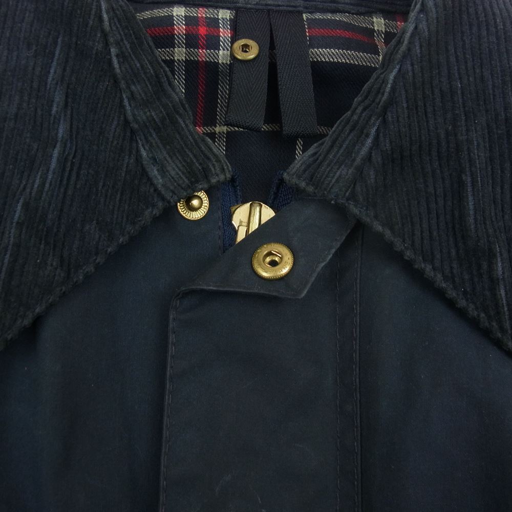 Barbour バブアー A105 英国製 BEDALE ビデイル オイルド ジャケット ネイビー ネイビー系 C38/97CM【中古】