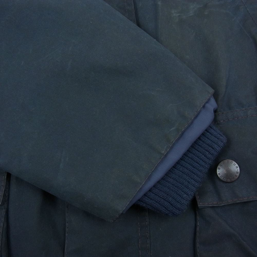 Barbour バブアー A105 英国製 BEDALE ビデイル オイルド ジャケット ネイビー ネイビー系 C38/97CM【中古】