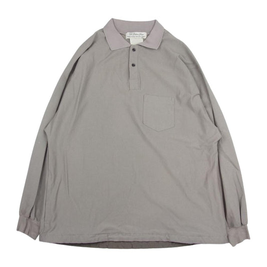 REMI RELIEF レミレリーフ マーキュリー 鹿の子 長袖 ポロ シャツ グレー系 S【中古】