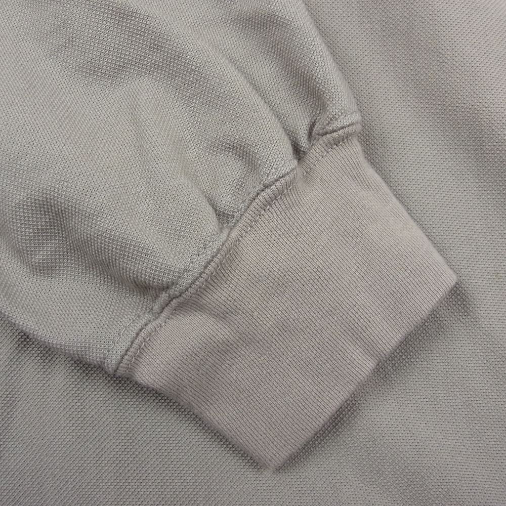 REMI RELIEF レミレリーフ マーキュリー 鹿の子 長袖 ポロ シャツ グレー系 S【中古】