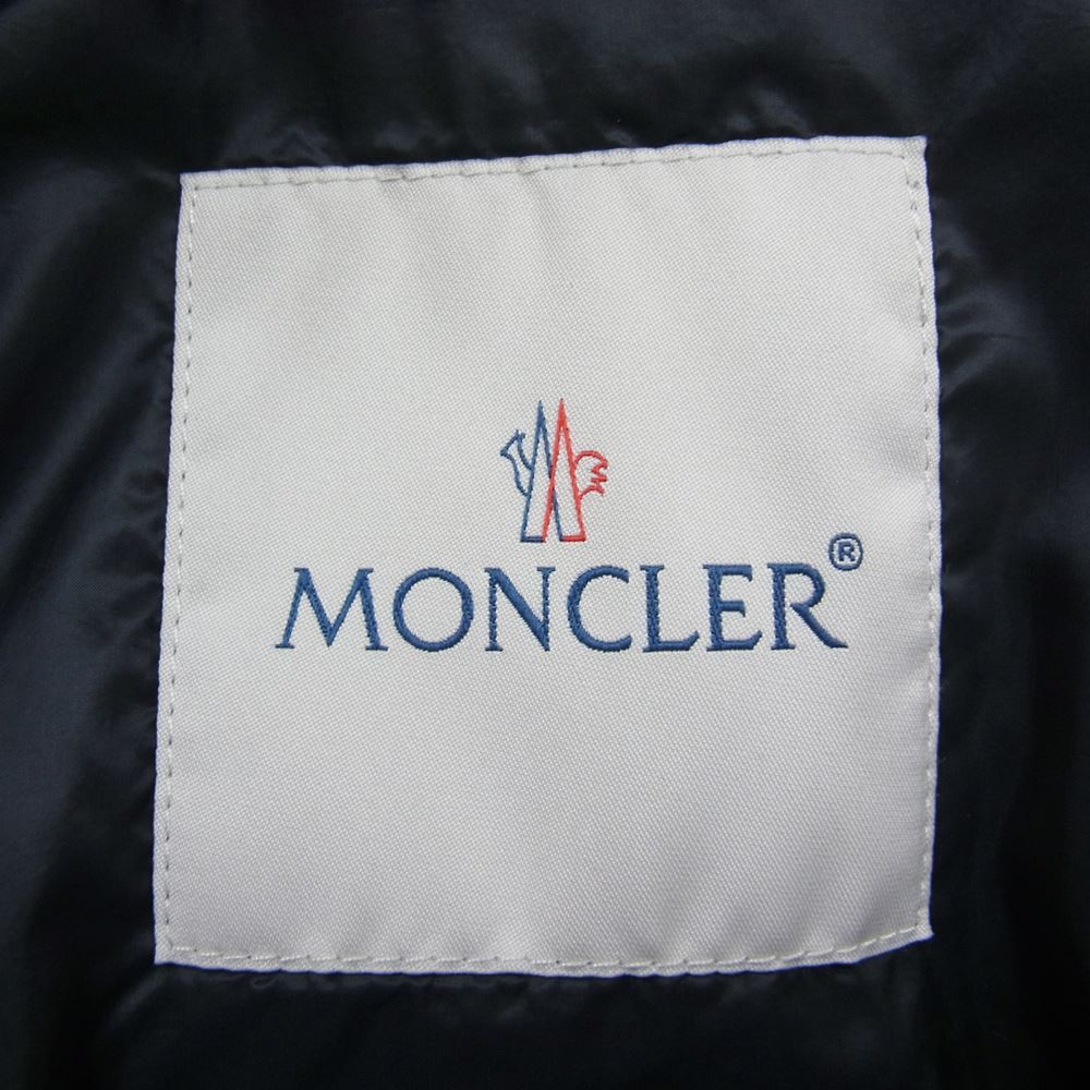 MONCLER モンクレール FEBE GILET ロゴワッペン ダウンベスト ブラック系 3【中古】