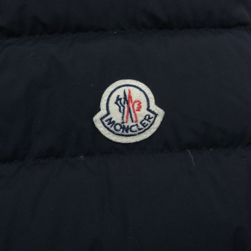 MONCLER モンクレール FEBE GILET ロゴワッペン ダウンベスト ブラック系 3【中古】