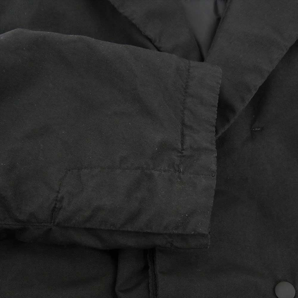 STONE ISLAND ストーンアイランド 751970106-A SHADOW PROJECT Shawl Collar Long Coat Primaloft シャドープロジェクト ショールカラー プリマロフト 中綿 コート ブラック系 L【中古】