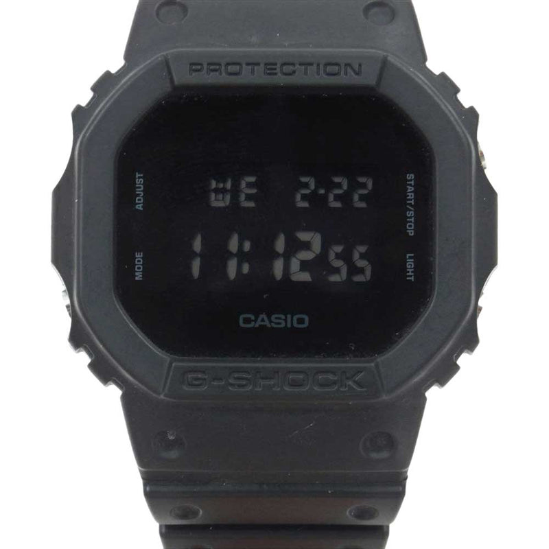 CASIO G-SHOCK カシオ ジーショック DW5600BB ソリッドカラーズ リストウォッチ 腕時計 ブラック系【中古】
