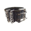 CHROME HEARTS クロムハーツ（原本無） ROLLER BELT 3PC 3ピース ローラー ベルト ブラック系 32【中古】