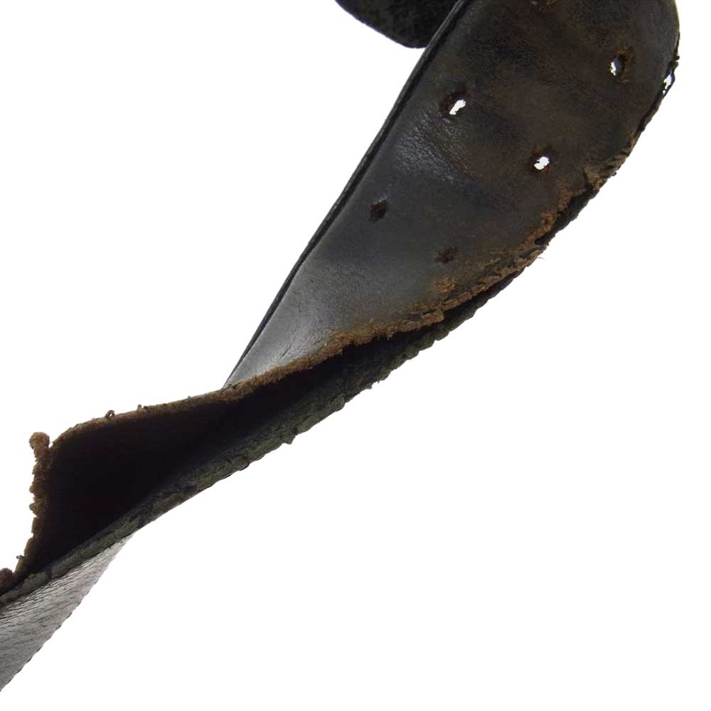 CHROME HEARTS クロムハーツ（原本無） ROLLER BELT 3PC 3ピース ローラー ベルト ブラック系 32【中古】