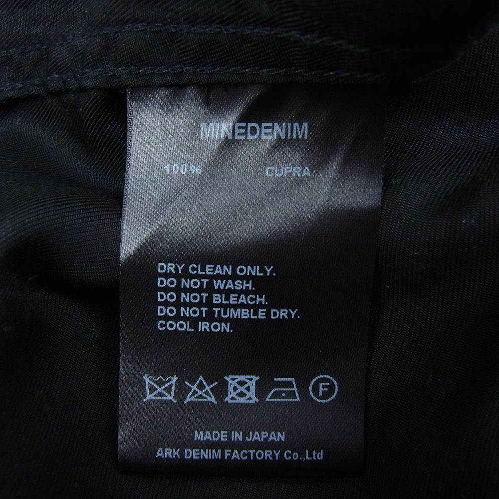 MINEDENIM マインデニム 2208-5001 Rhombus Dot Western SH ドット ウエスタン シャツ ブラック系 1【中古】