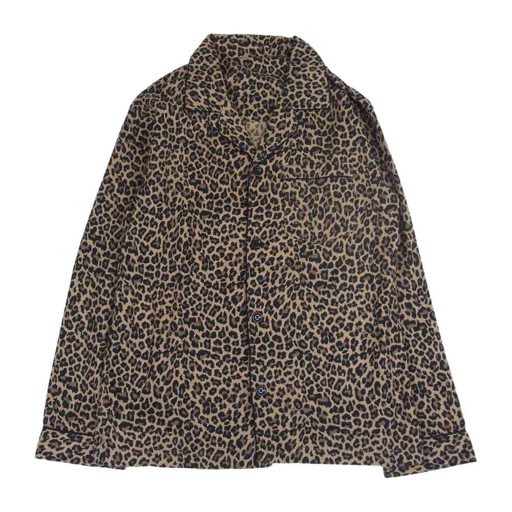 MINEDENIM マインデニム 21AW 2109-4001 Leopard Pajama レオパード柄 セットアップ パジャマ ベージュ系 1【中古】