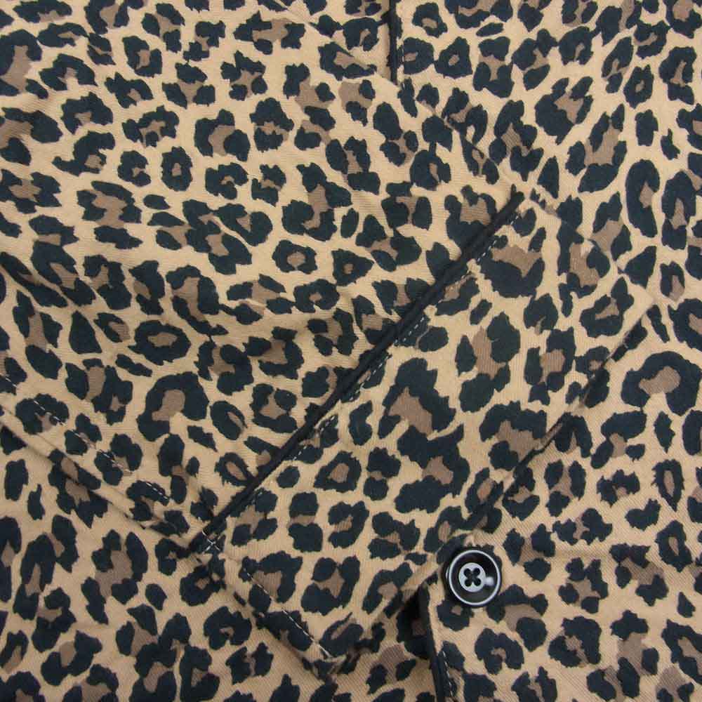 MINEDENIM マインデニム 21AW 2109-4001 Leopard Pajama レオパード柄 セットアップ パジャマ ベージュ系 1【中古】