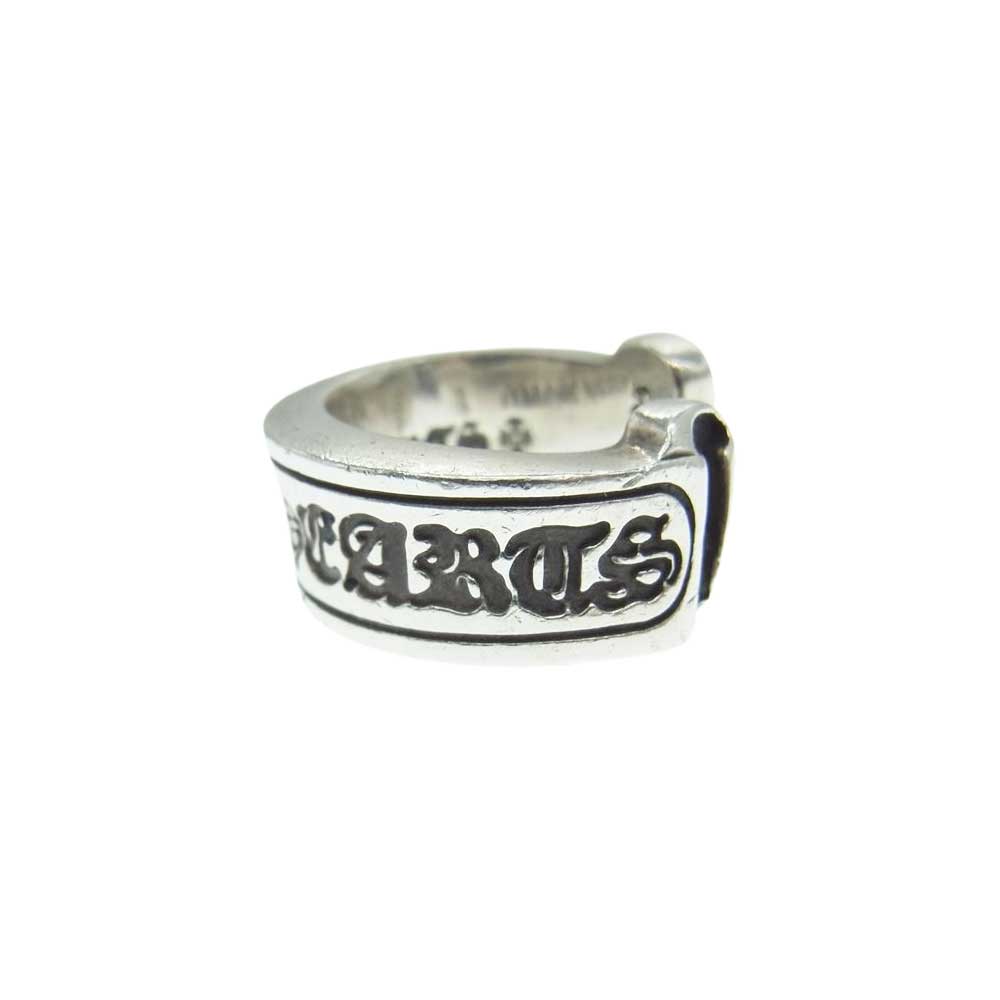 CHROME HEARTS クロムハーツ（原本無） SCROLL LABEL ラージ スクロールラベル リング シルバー系【中古】