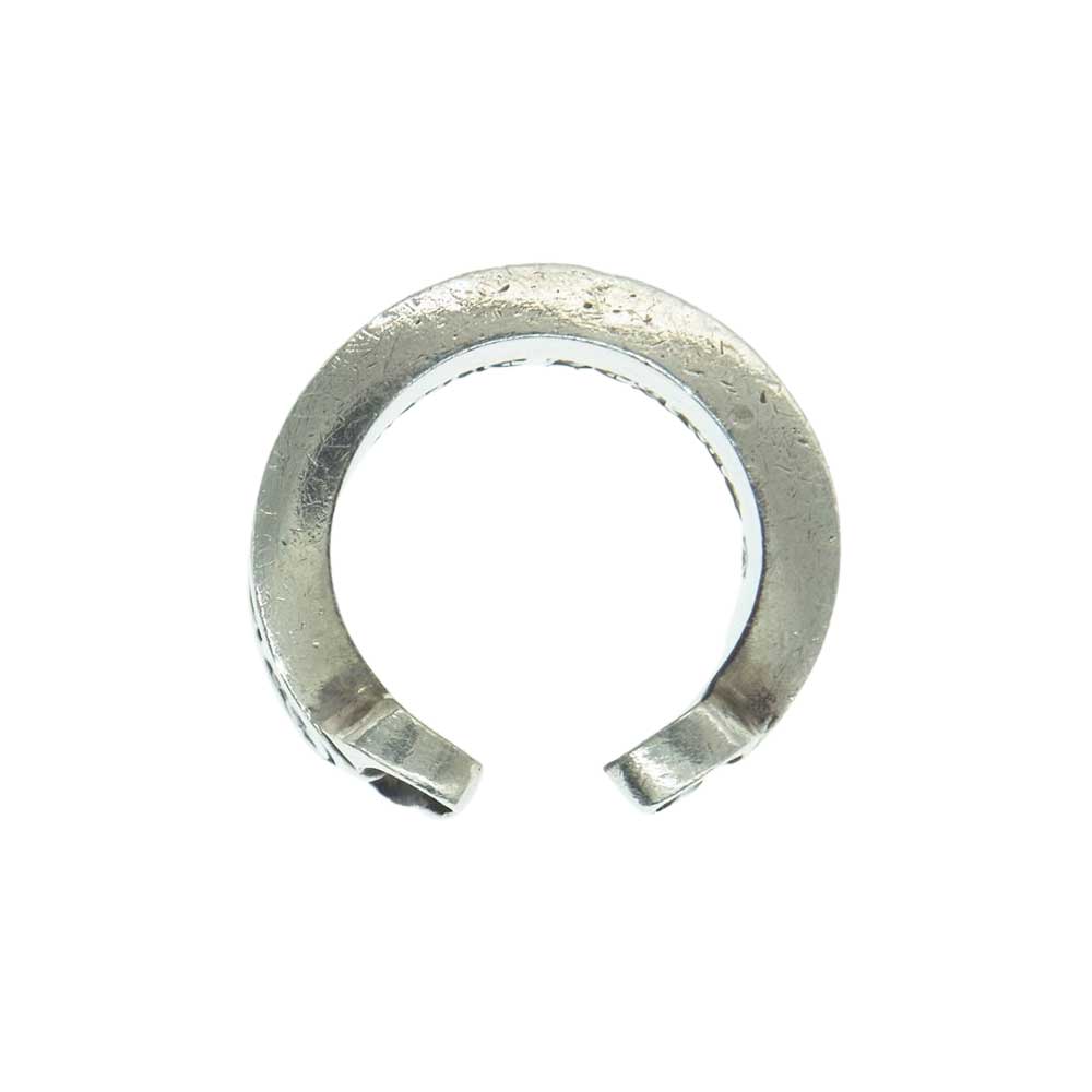 CHROME HEARTS クロムハーツ（原本無） SCROLL LABEL ラージ スクロールラベル リング シルバー系【中古】