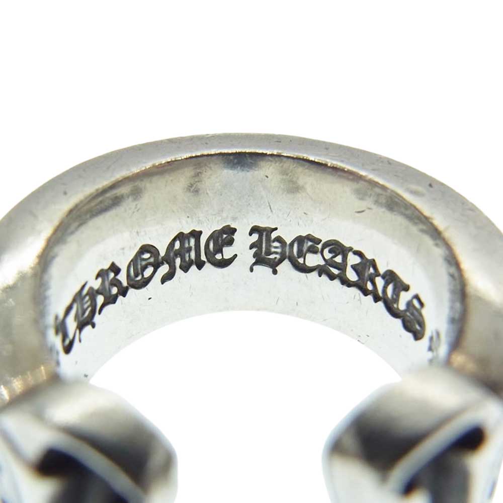 CHROME HEARTS クロムハーツ（原本無） SCROLL LABEL ラージ スクロールラベル リング シルバー系【中古】