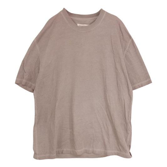MARTIN MARGIELA マルタンマルジェラ 20SS S30GC0704 10ライン 四つタグ ガーメントダイ クルーネック 半袖 Tシャツ グレー系 48【中古】