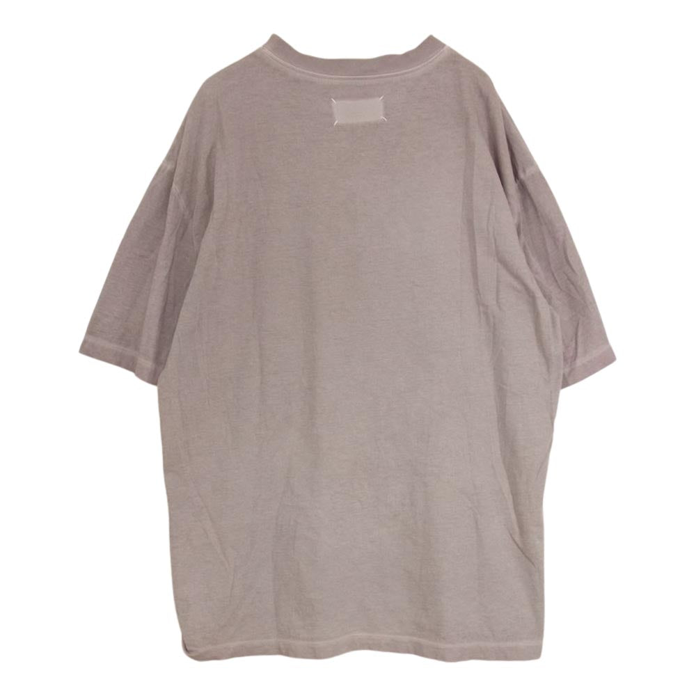 MARTIN MARGIELA マルタンマルジェラ 20SS S30GC0704 10ライン 四つタグ ガーメントダイ クルーネック 半袖 Tシャツ グレー系 48【中古】