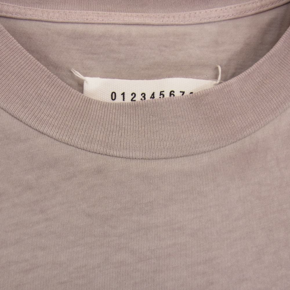 MARTIN MARGIELA マルタンマルジェラ 20SS S30GC0704 10ライン 四つタグ ガーメントダイ クルーネック 半袖 Tシャツ グレー系 48【中古】