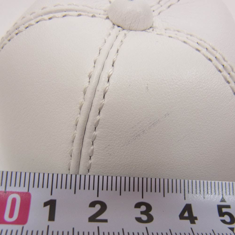 JWアンダーソン NANO CAP BAG レザー ナノ キャップ ショルダーバッグ ホワイト系【中古】