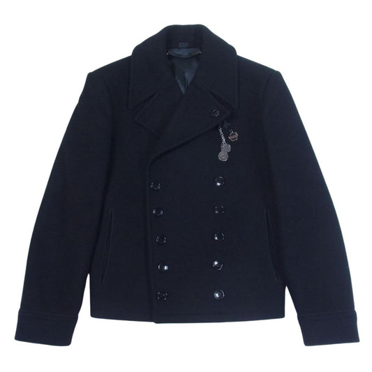 VIKTOR&ROLF ヴィクターアンドロルフ JRWB-GA-1004 Monsieur メダイ付き ショート Pコート ピーコート ブラック系 44【中古】