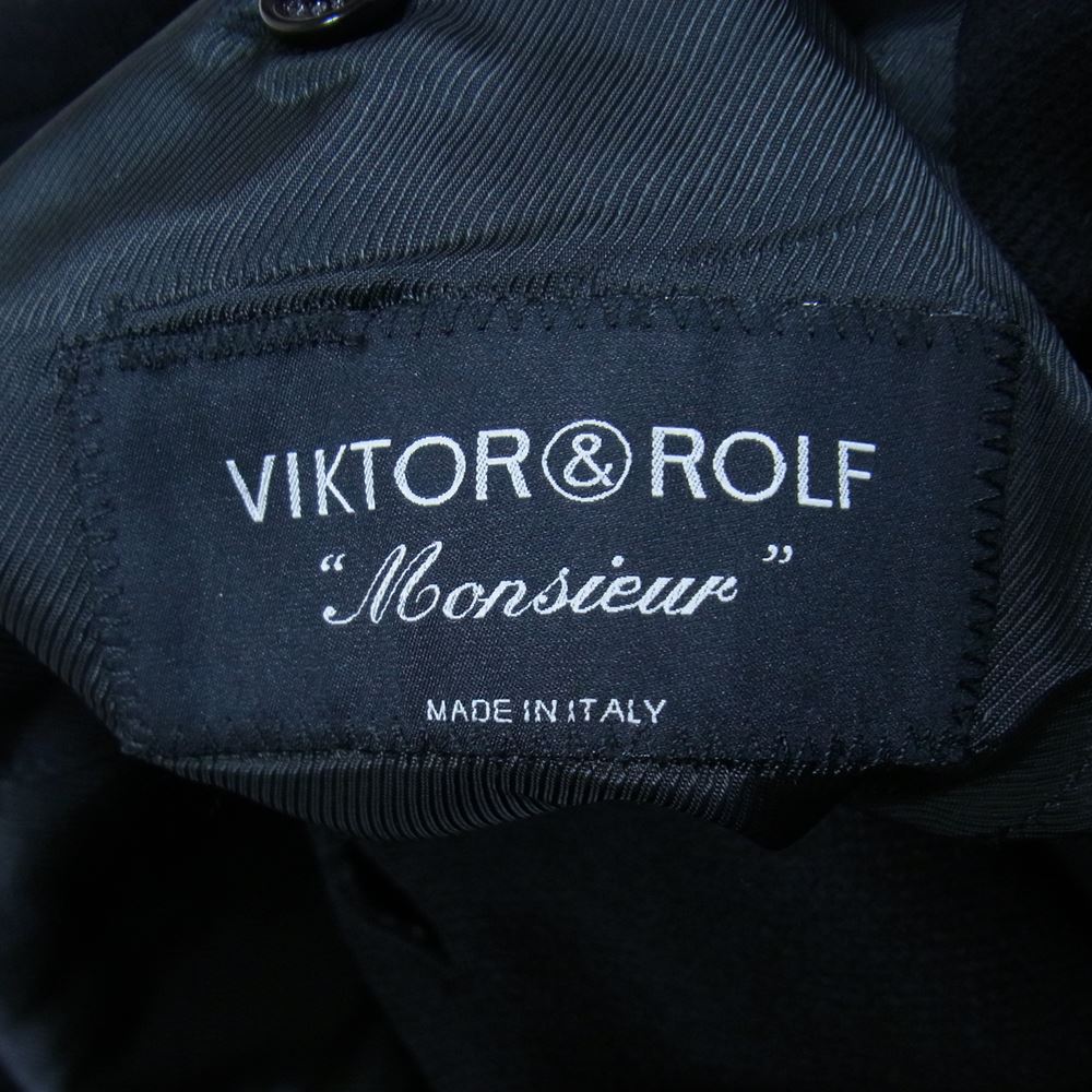 VIKTOR&ROLF ヴィクターアンドロルフ JRWB-GA-1004 Monsieur メダイ付き ショート Pコート ピーコート ブラック系 44【中古】