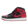 NIKE AIR JORDAN ナイキ ジョーダン 554724-074 AIR JORDAN1 MID エアジョーダン1 ミッド ミドルカット スニーカー ブレッド ブラック ブラック系 レッド系 27.0㎝【新古品】【未使用】【中古】
