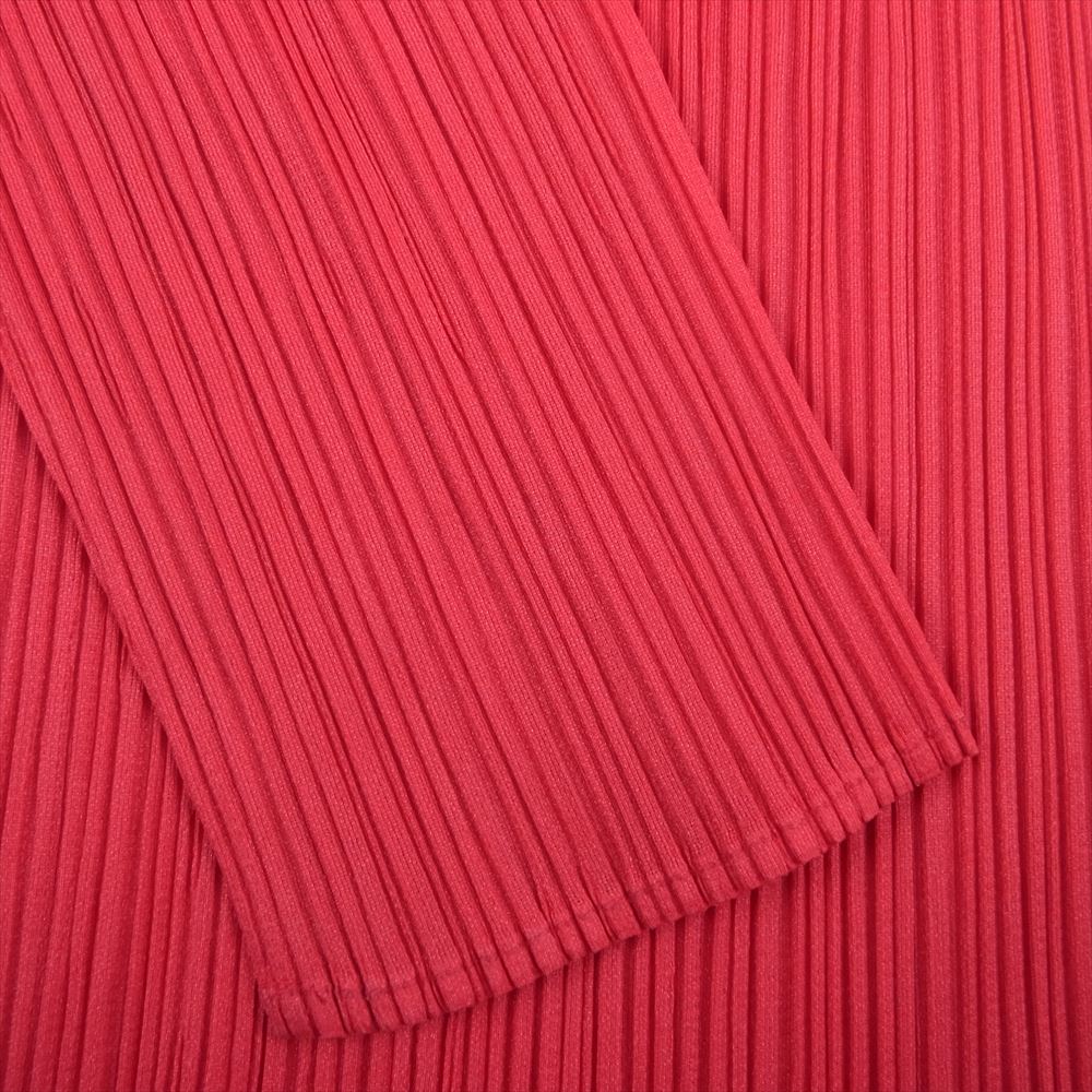 PLEATS PLEASE プリーツプリーズ イッセイミヤケ PP71-JK604 プリーツ加工 ボトルネック カットソー 長袖 ピンク ピンク系 3【中古】