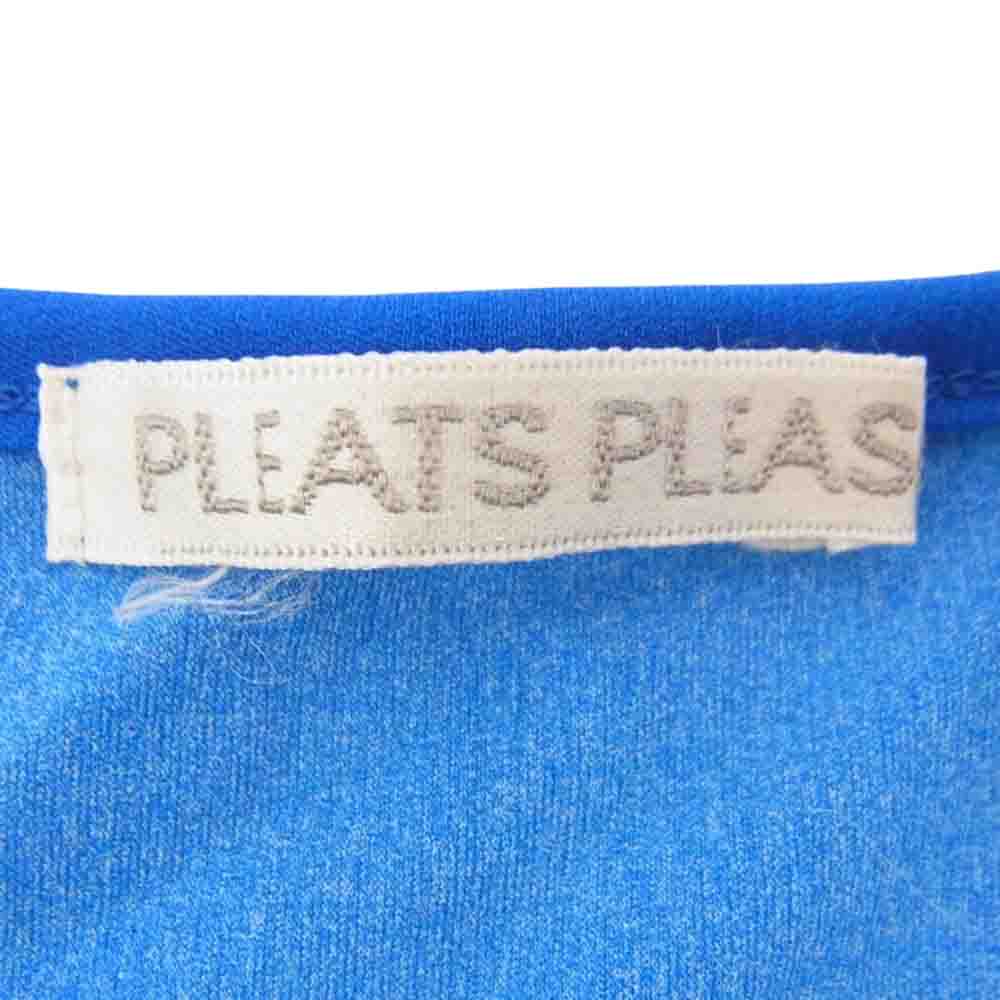 PLEATS PLEASE プリーツプリーズ イッセイミヤケ PP91-JR113 アメコミ 漫画 プリント Tシャツ カットソー 半袖 ブルー系 3【中古】