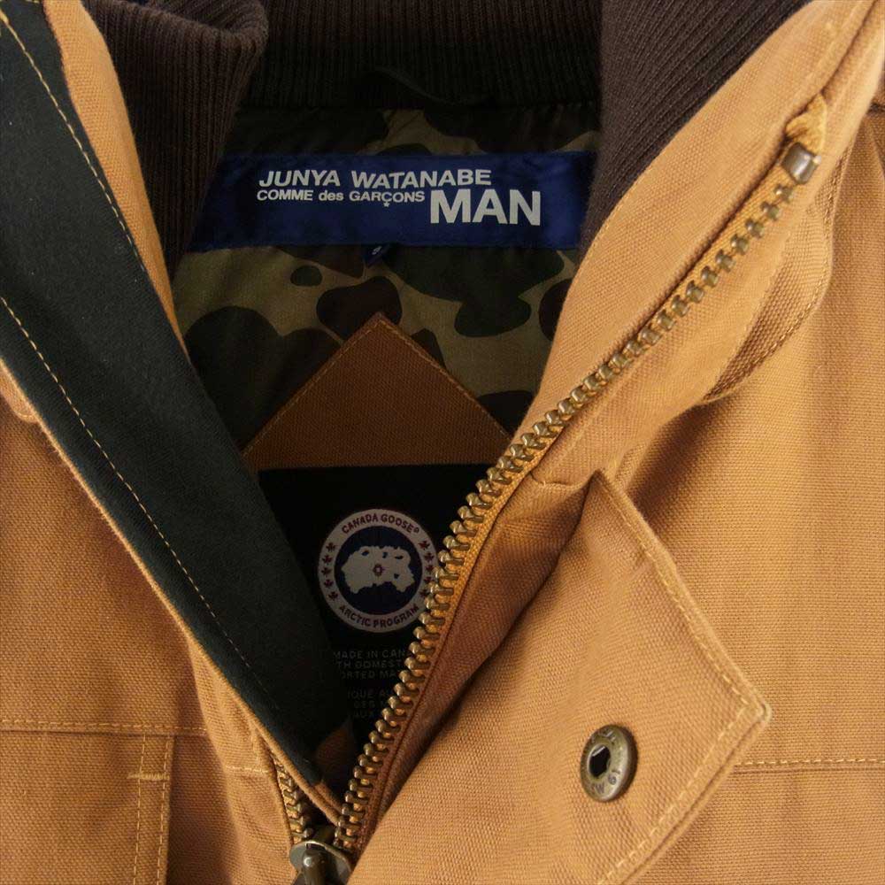 JUNYA WATANABE COMME des GARCONS MAN ジュンヤワタナベコムデギャルソンマン 20AW WF-J401 CANADA GOOSE カナダグース 4551MJWJ 綿ダック ダウンジャケット ブラウン系 S【中古】