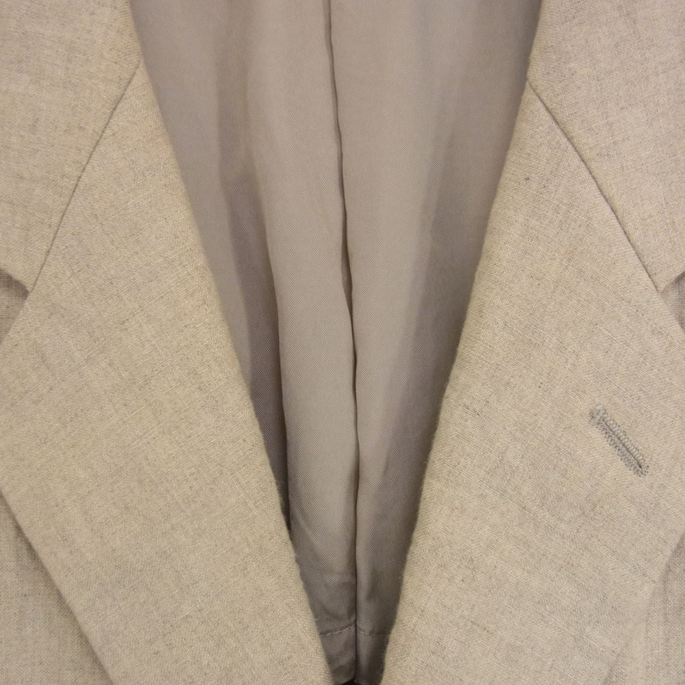 COMME des GARCONS HOMME コムデギャルソンオム HJ-02028S AD1995 ヴィンテージ リネン100％ 3B テーラード ジャケット ベージュ系 S【中古】