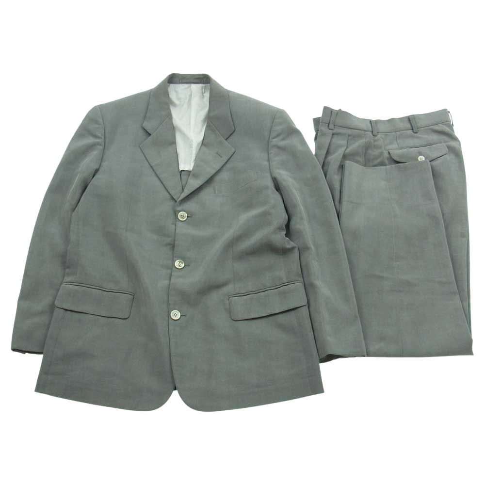 COMME des GARCONS HOMME コムデギャルソンオム HJ-02022S  AD1999 ヴィンテージ 3B テーラード ジャケット スラックス パンツ セットアップ グレー系 S【中古】