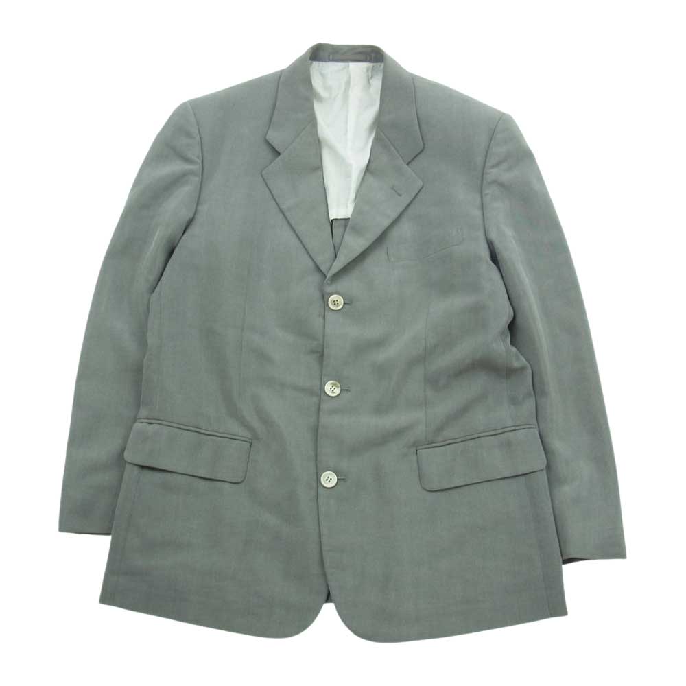 COMME des GARCONS HOMME コムデギャルソンオム HJ-02022S  AD1999 ヴィンテージ 3B テーラード ジャケット スラックス パンツ セットアップ グレー系 S【中古】