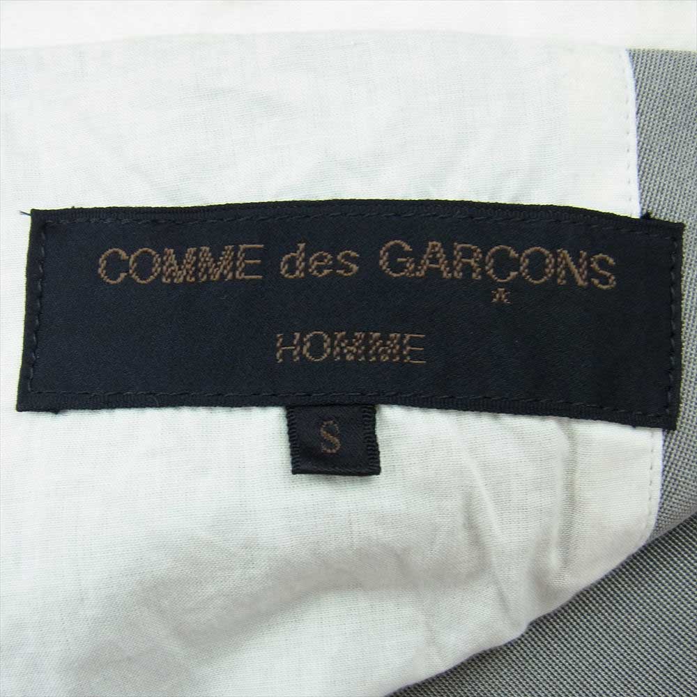 COMME des GARCONS HOMME コムデギャルソンオム HJ-02022S  AD1999 ヴィンテージ 3B テーラード ジャケット スラックス パンツ セットアップ グレー系 S【中古】