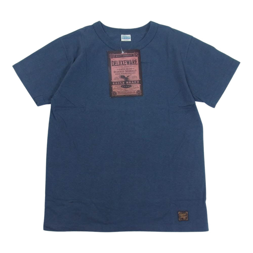 デラックスウエア MTG-PB　 MIDDLEWEIGHT ミドルウェイト 半袖 Ｔシャツ ネイビー系 M【美品】【中古】