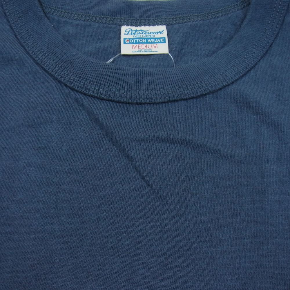 デラックスウエア MTG-PB　 MIDDLEWEIGHT ミドルウェイト 半袖 Ｔシャツ ネイビー系 M【美品】【中古】