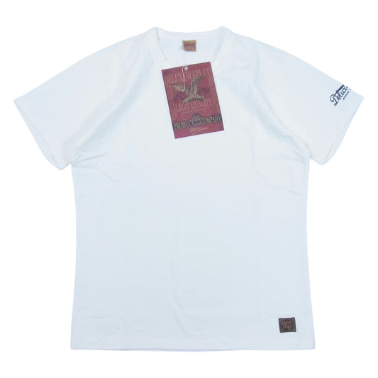 デラックスウエア BRGー20A Ⅴネック 半袖 Ｔシャツ ホワイト系 M【美品】【中古】