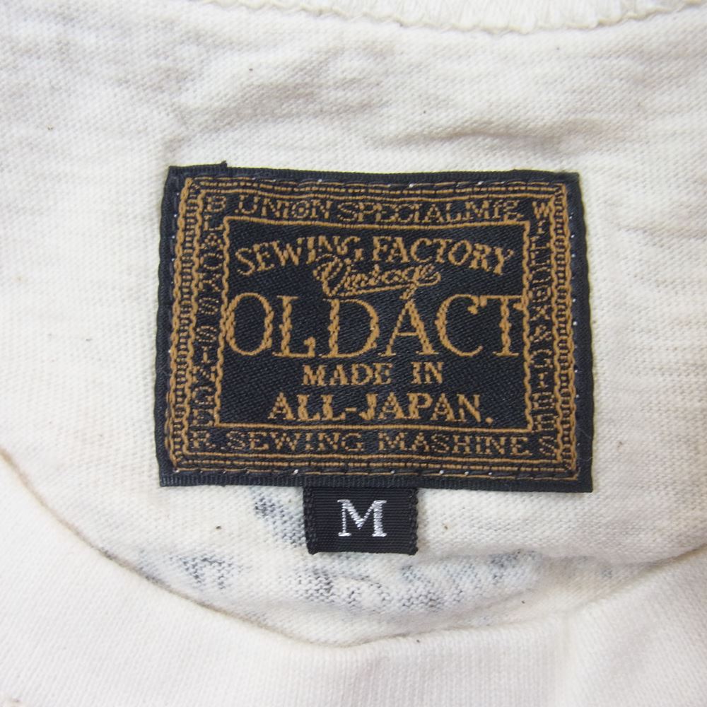 デラックスウエア NMT-001 なまはげジーンズ ONIGAMI T-SHIRT 半袖 Tシャツ ナチュラル M【美品】【中古】