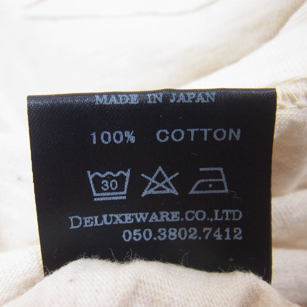 デラックスウエア NMT-001 なまはげジーンズ ONIGAMI T-SHIRT 半袖 Tシャツ ナチュラル M【美品】【中古】