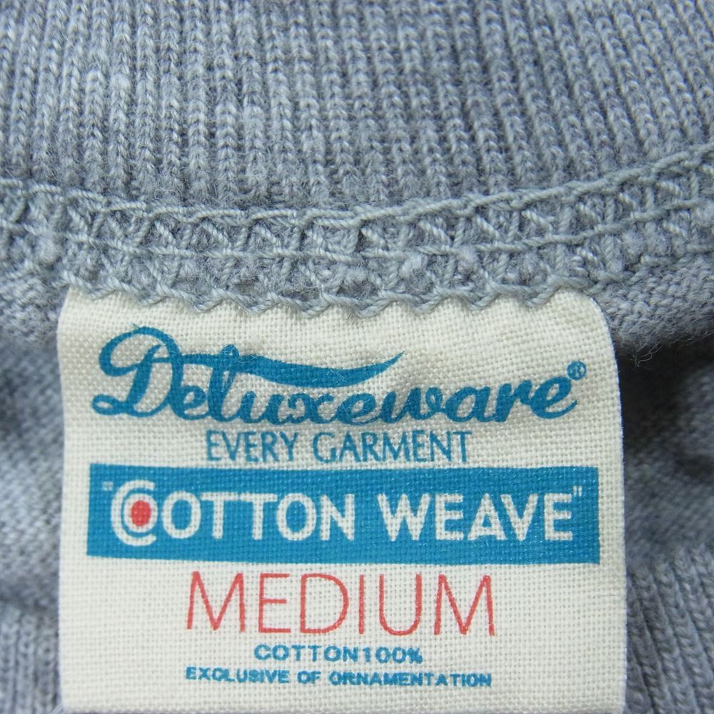 デラックスウエア MTG-PB MIDDLEWEIGHT ミドルウェイト 半袖 Ｔシャツ グレー系 M【美品】【中古】