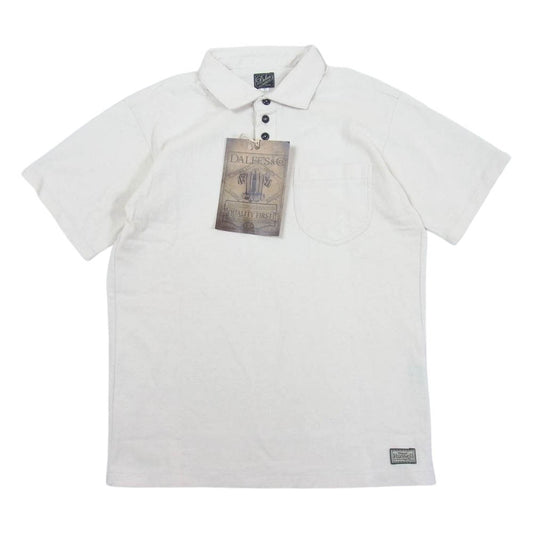 デラックスウエア SC20T DALEE'S ダリーズ クラシックカラー 半袖 ポロ シャツ ナチュラル 39【美品】【中古】