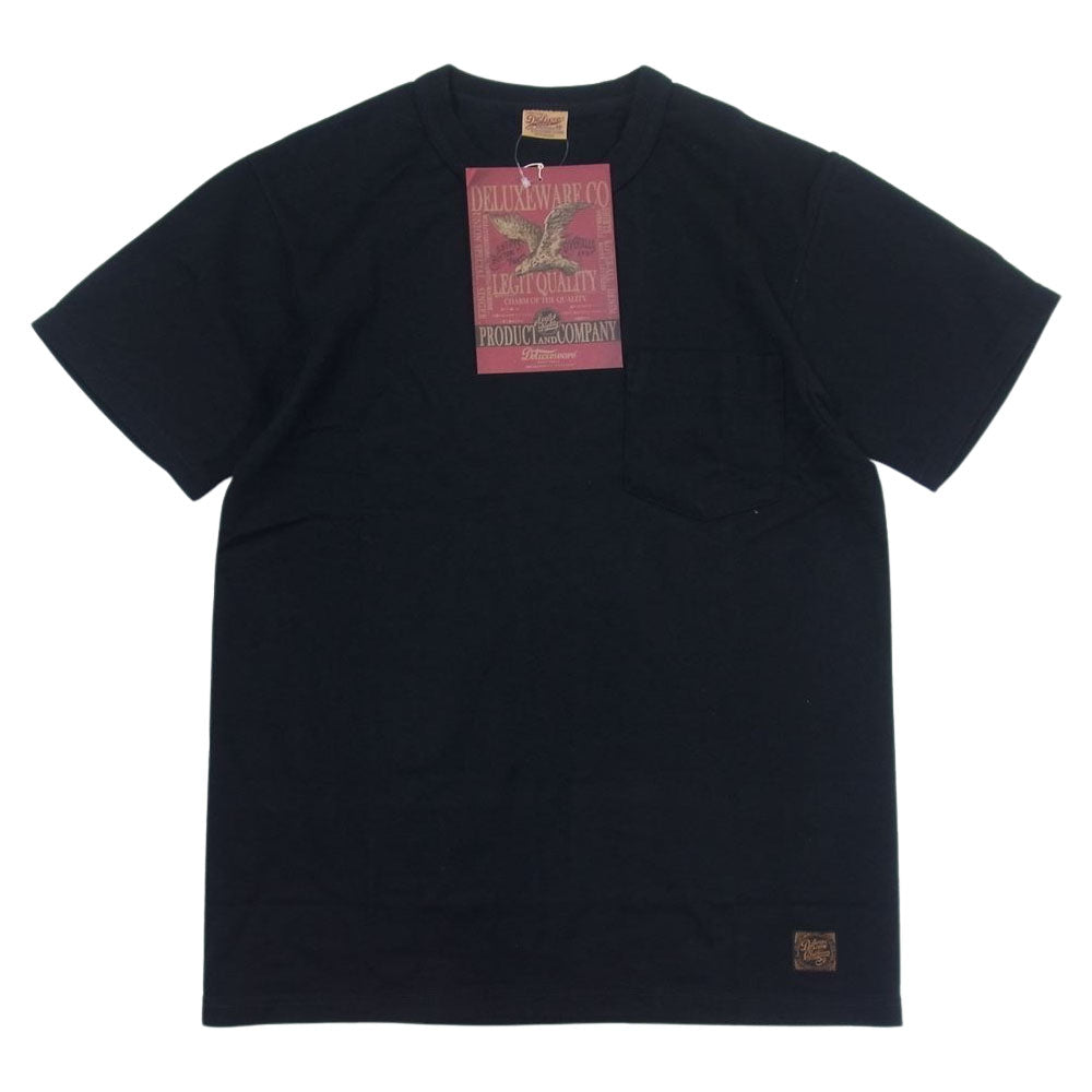 デラックスウエア BSPーPK2 Pocket T-shirt 別注 半袖 ポケット Tシャツ ブラック系 M【美品】【中古】