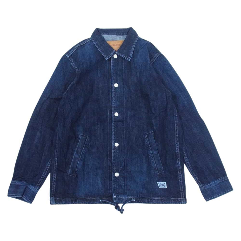 THE FLAT HEAD ザフラットヘッド FN-OJ-DC101 デニム コーチ ジャケット インディゴ インディゴブルー系 38【美品】【中古】