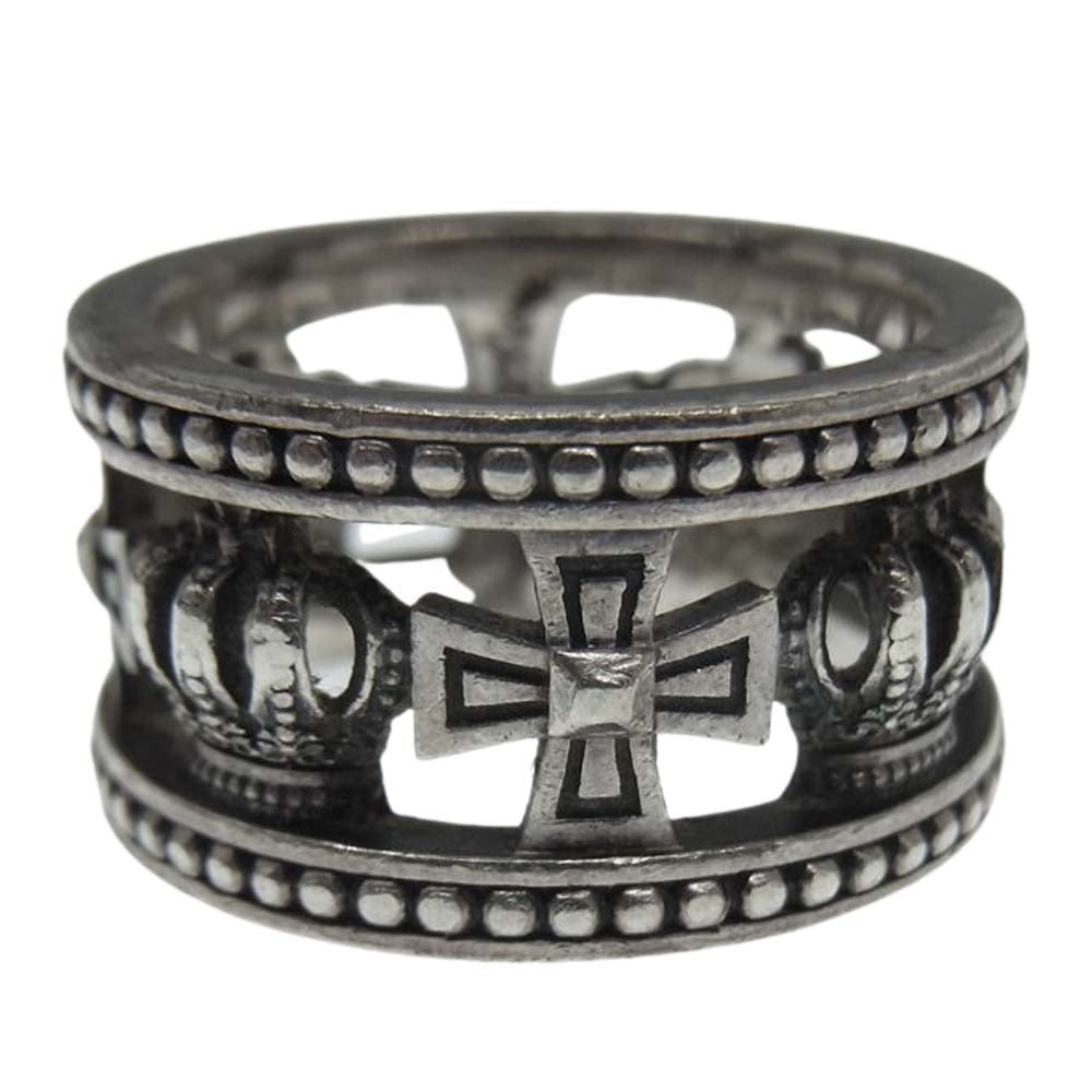 Justin Davis ジャスティンデイビス SRJ175 MEDIEVAL WEDDING BAND リング シルバー系 11号【中古】