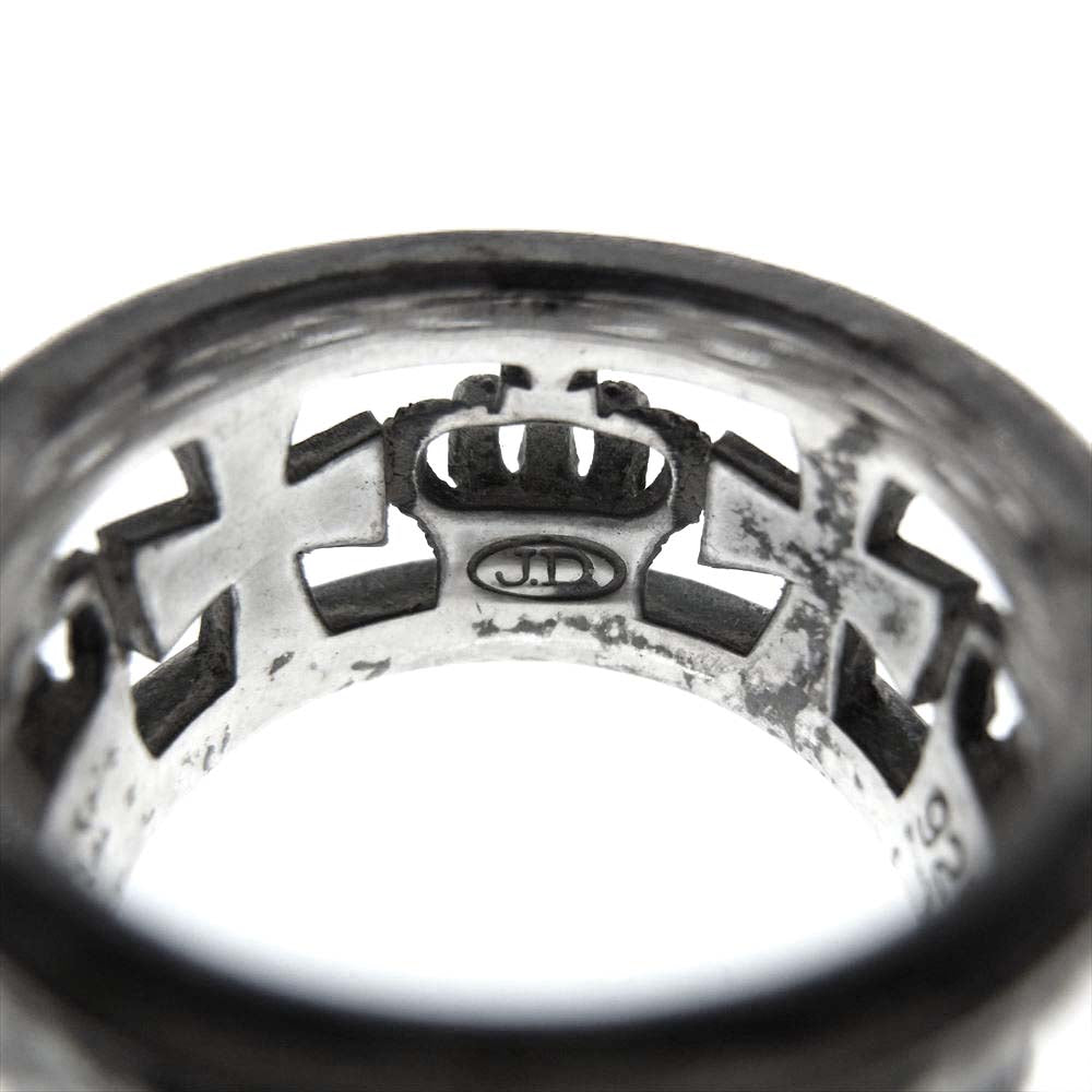 Justin Davis ジャスティンデイビス SRJ175 MEDIEVAL WEDDING BAND リング シルバー系 11号【中古】