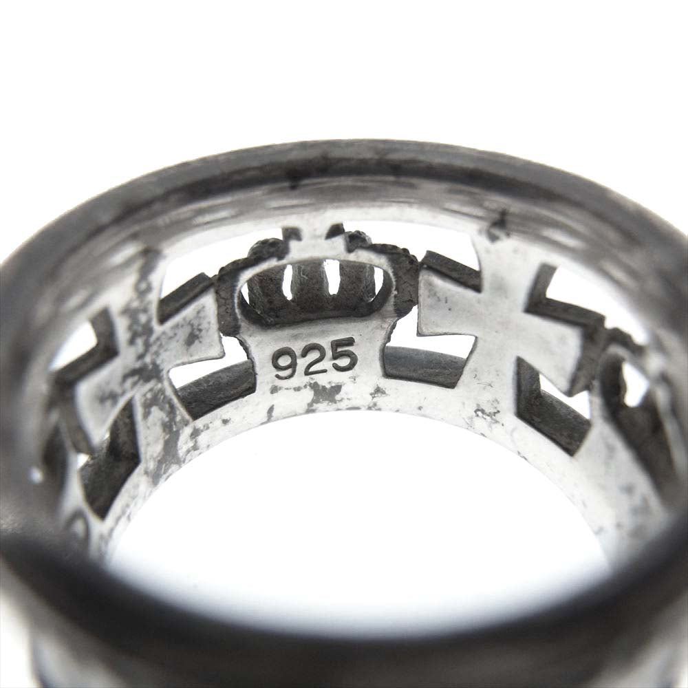 Justin Davis ジャスティンデイビス SRJ175 MEDIEVAL WEDDING BAND リング シルバー系 11号【中古】