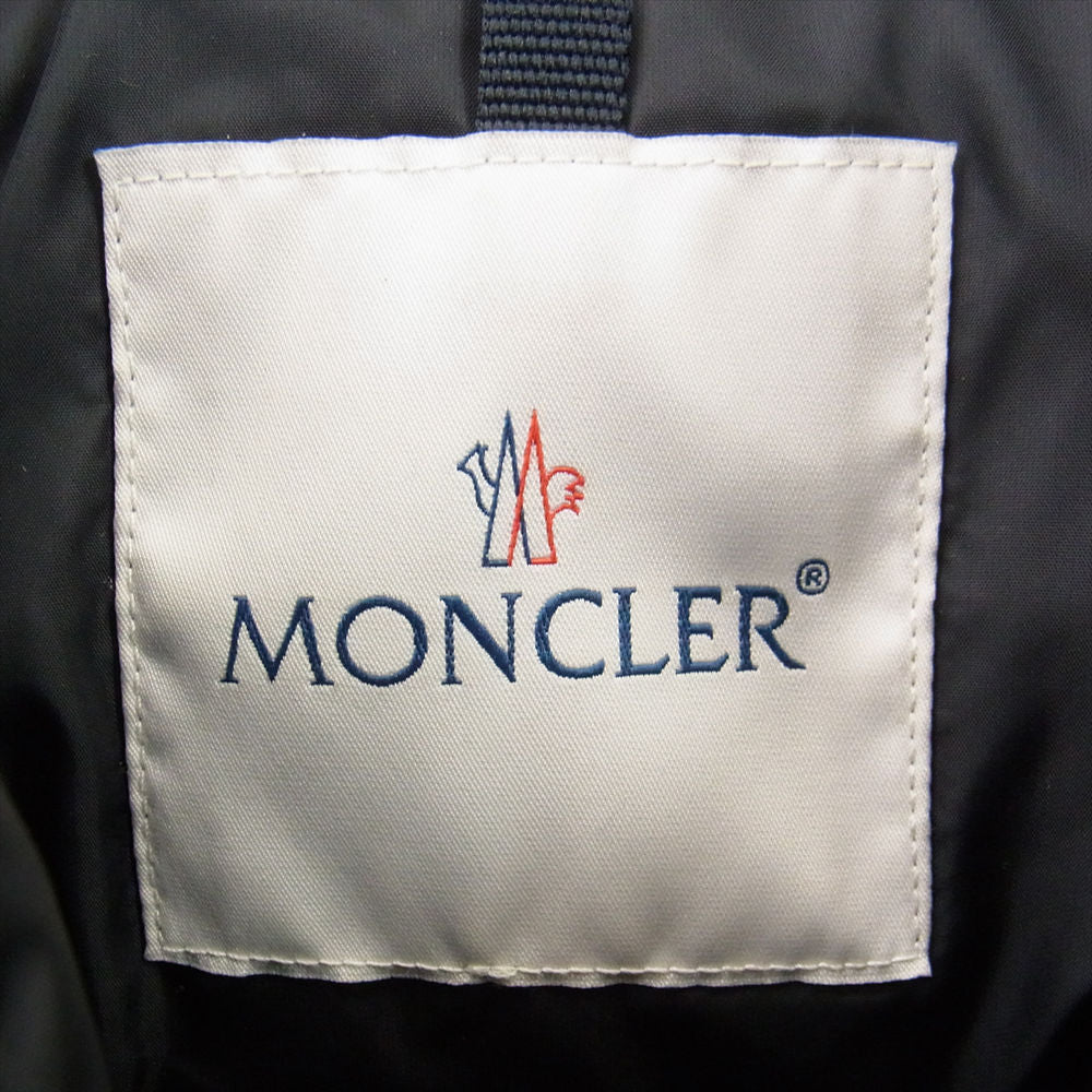 MONCLER モンクレール POLA GIUBBOTTO ポーラ ファーフード付き ダウンジャケット ブラック系 3【中古】