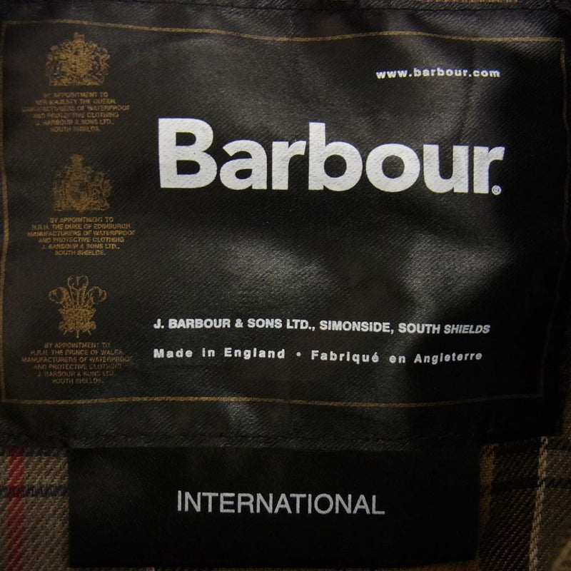 Barbour バブアー MWX0004BK51 INTERNATIONAL ORIGINAL WAX JACKET インターナショナル オリジナル オイルド ワックス ジャケット ブラック系 40【中古】