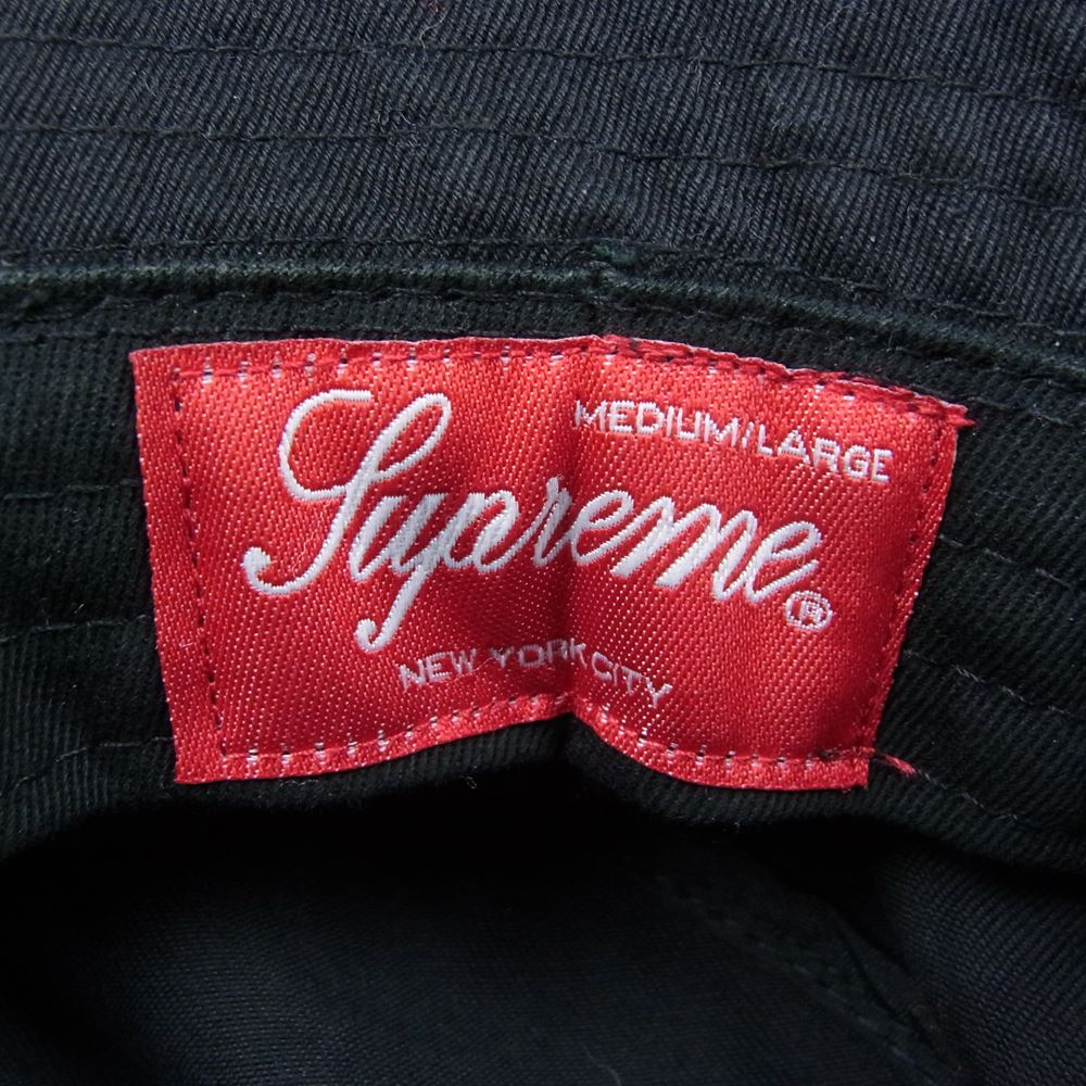 Supreme シュプリーム  22SS  Zip Pocket Crusher ジップ ポケット ハット  ブラック系 M/L【中古】